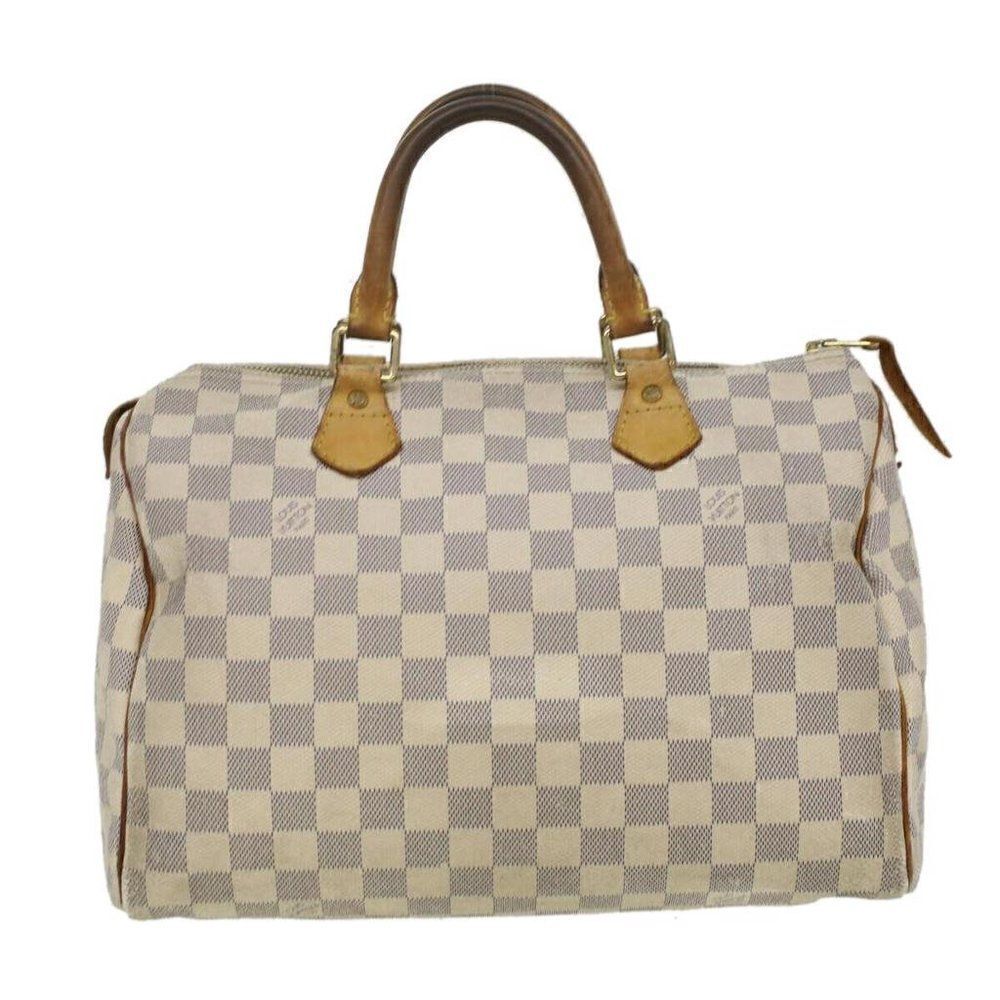 LOUIS VUITTON Damier Azur Speedy 30 Hand Bag - Picture 13 of 15